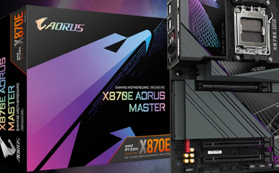 技嘉首推AMD 800系巅峰之作：X870E AORUS MASTER主板震撼登陆