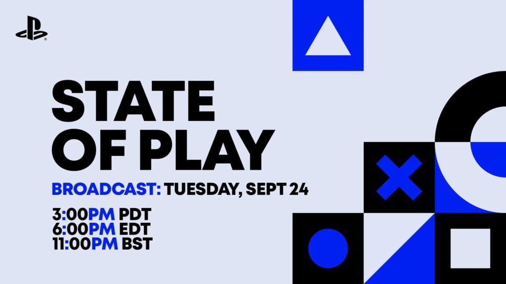 索尼State of Play直播定档9月25日，集中展示20款游戏