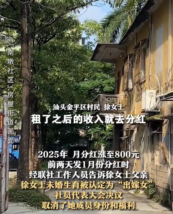 女子称因未婚生育被取消村集体分红，信访部门正在调查