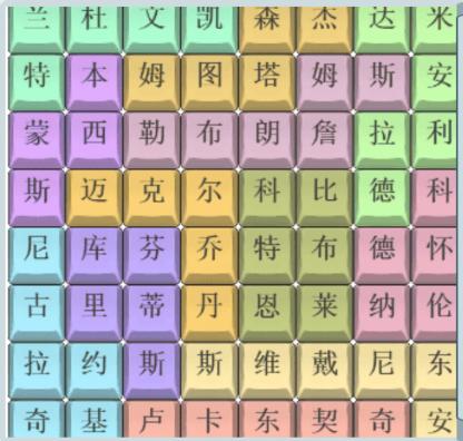 《文字找茬大师》篮球巨星连上篮球巨星名字通关攻略