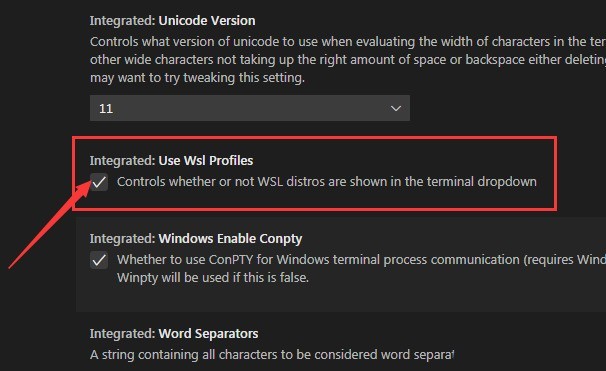 vscode怎么禁止wsl配置文件 vscode禁止wsl配置文件方法