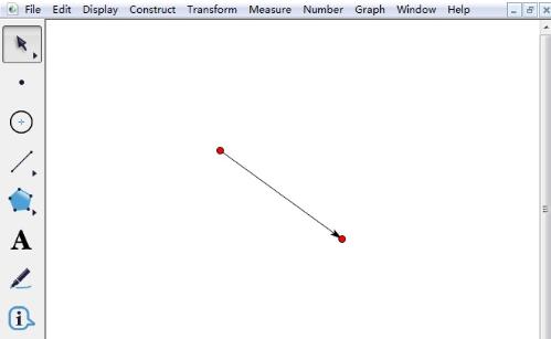 几何画板画箭头的操作内容