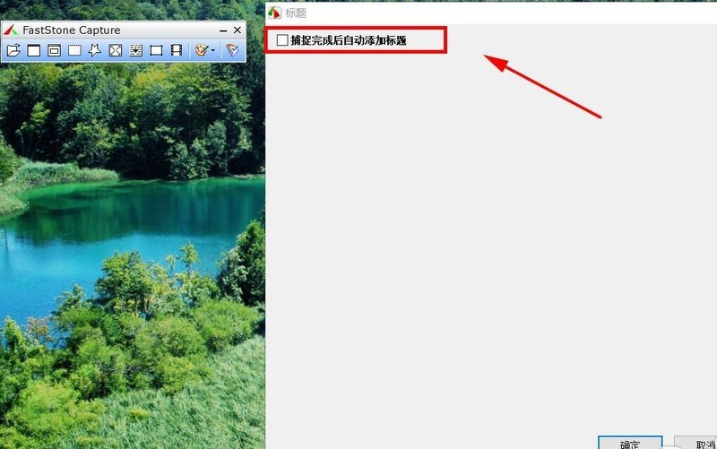 FastStone Capture怎么设置自动标题 设置自动标题方法