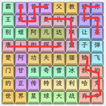 《文字找茬大师》热门电影2连上热门电影通关攻略