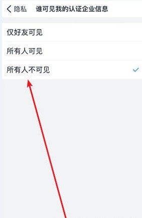 钉钉企业信息仅对好友可见_钉钉怎么隐藏企业认证信息