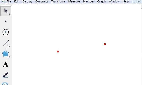 几何画板度量两点坐标距离的操作方法